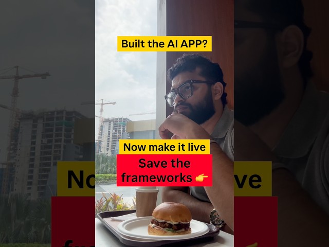 Frameworks to make your AI projects live #ai #coding #portfolio #llm #artificialintelligence #python
