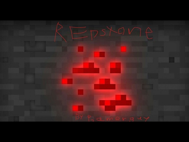 Minecraft redstone by Gamerguy
