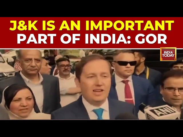US Ambassador Sergio Gor's Big Statement During Srinagar Visit: 'J&K Is An Important Part Of India'