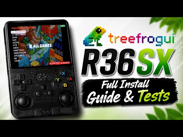 TreeFrogUI Is Here! R36SX Custom OS [Full Install Guide & Tests]