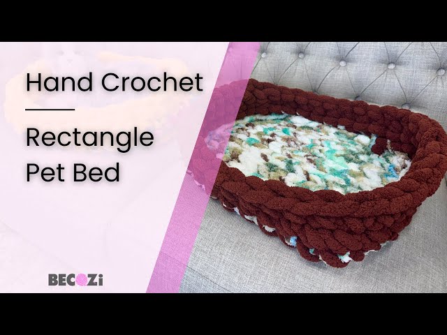 HAND KNIT A CAT BED