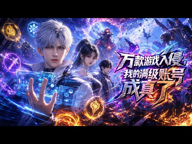 💥完结💥ENG SUB【万款游戏入侵，我的满级账号成真了】Game Invasion: My Max-Level Account Became Real #热血 #穿越 #玄幻 #动画