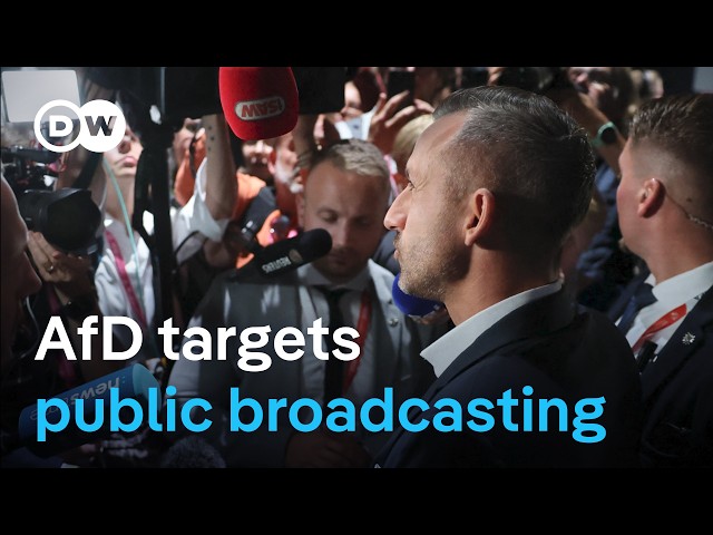 How Germany's AfD plans to reshape public media | DW News