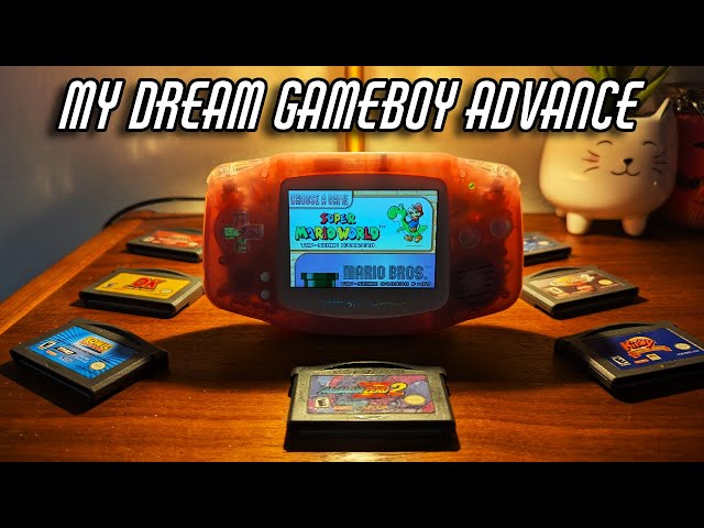 I built my dream modded GameBoy 𝑨𝑫𝑽𝑨𝑵𝑪𝑬 