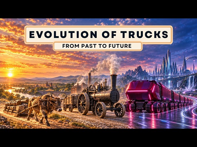 From An Ox-Drawn Sled in 4000 BC To An AI-powered Road-Train Truck in 2100 (Evolution of Trucks)