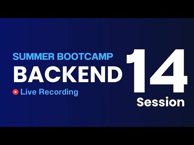 Backend Session 14