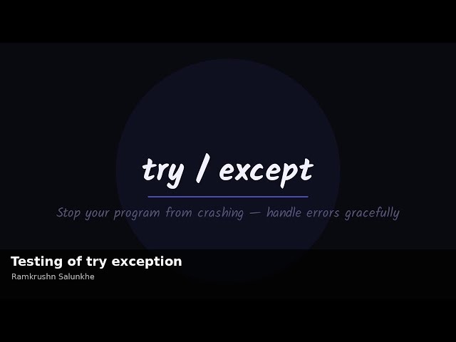 Python Error Handling: How to Use Try / Except (and Stop Crashes)