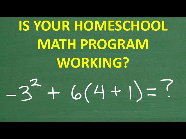 Can Your Homeschooler Solve This Math Problem? (PEMDAS Review)
