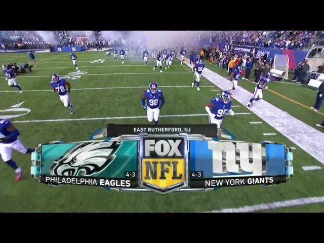 NFL on FOX Intro 2016  - Eagles vs Giants