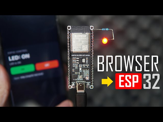 ESP32 Web Server Tutorial – Control LEDs from Your Browser