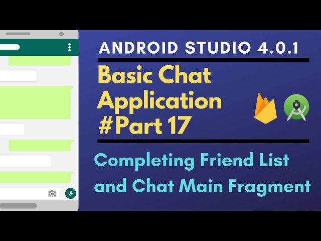 How to make Chat Application using Android Studio #Part 17 | Prego Coding Classes