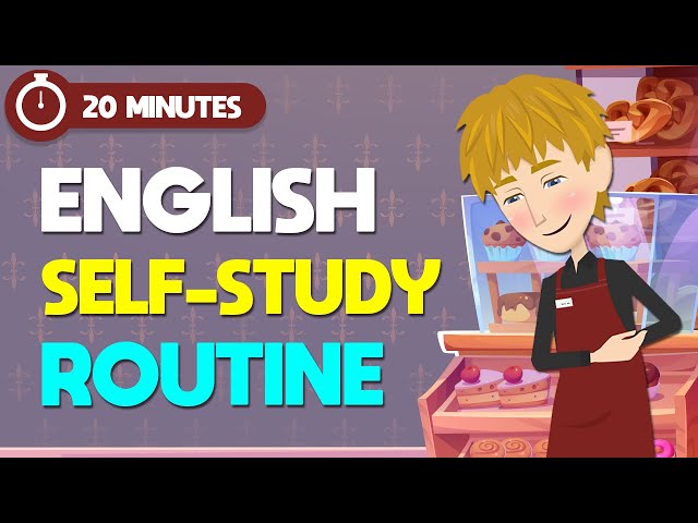 20 Minutes English Self-Study Routine - English Speaking Conversations
