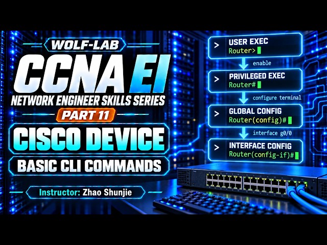 CCNA EI Training #11: Essential Cisco Device Commands