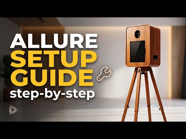 🎬 Allure Wooden Photo Booth – Step-by-Step Setup Guide 🪵✨