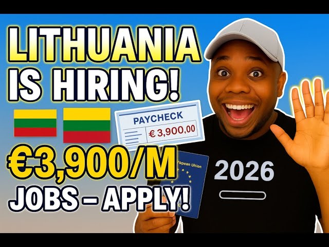 Work in Lithuania 2026 🇱🇹 — In-Demand Jobs for Skilled & Unskilled Workers!
