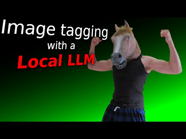 Automating image tagging with a local LLM