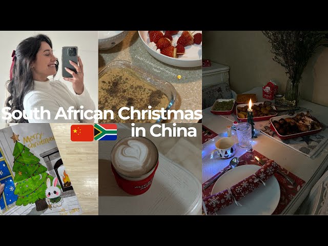 South African Christmas in China: peppermint crisp tart, Spotify wrapped, gift wrapping 🎁🎄