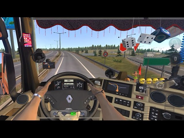 RENAULT T-RANGE 2021 6X4 With All Interior Accessories! Truck Simulator : Ultimate - Mobile Gameplay