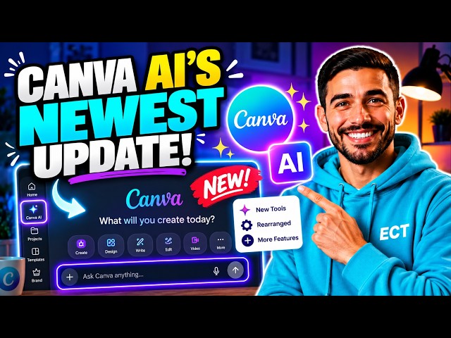 Canva AI Just Changed EVERYTHING! 🤯 New Update Explained