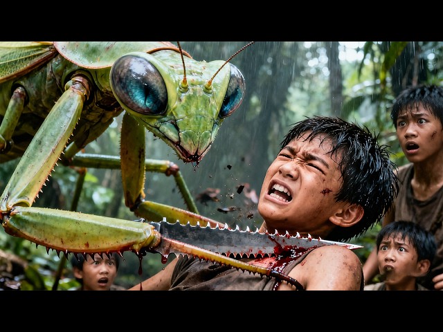 雨林杀人螳螂！少年闯禁区当场团灭！#中国电影#悬疑 #movie #惊悚 #悬疑 #探险 #奇幻 #僵尸 #恐怖 #剧精彩