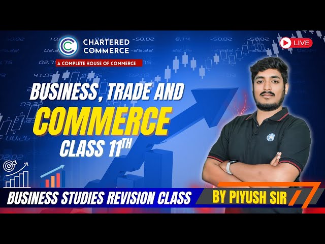 Business, Trade & Commerce | Class 11 BST | Day 1 | Piyush Sir | Chartered Commerce