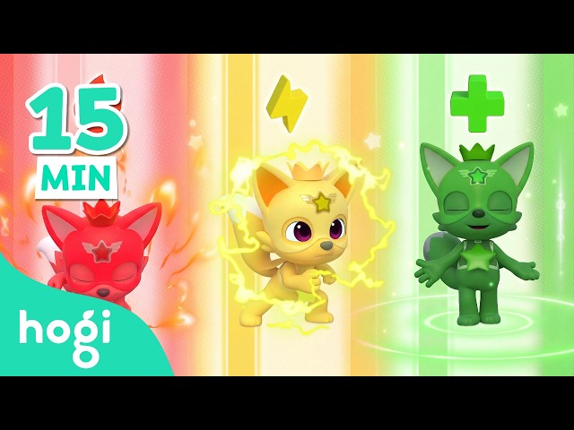 Learn Colors with Hero Pinkfong🦸 | 15 min | 🌈Hogi Colors for Kids | Kids Song | Hogi Pinkfong