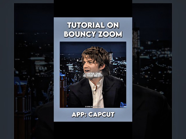Bouncy Zoom Tutorial in CapCut