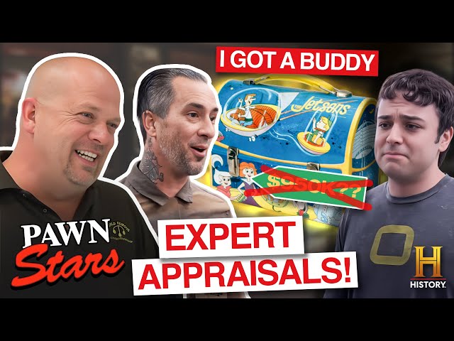 "I Got a Buddy!" (10 Expert Appraisals for Rare Items) | Pawn Stars