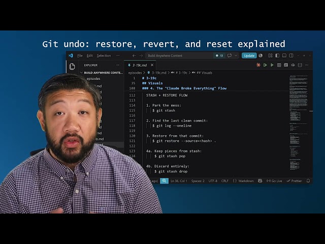Git undo: restore, revert, and reset explained