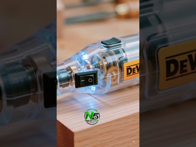 Tiny Transparent Dewalt Electric Wood Desgine Tools #toolreview #woodworking #diy #tinytools
