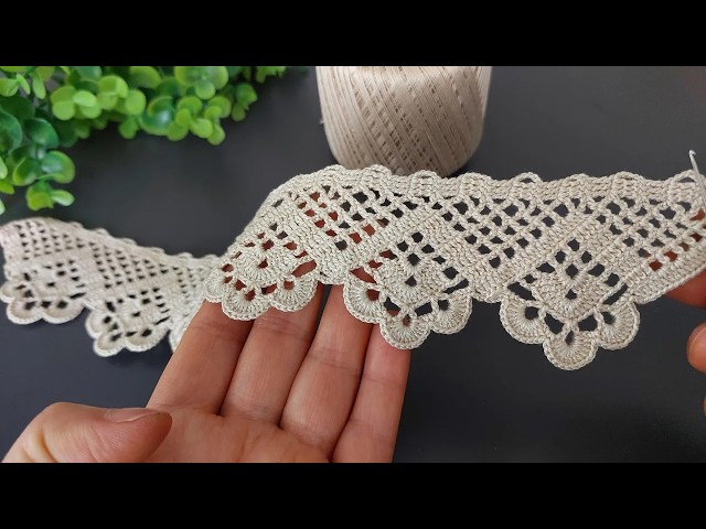 ✨ Delicate Crochet Lace Edging | Stunning & Easy Border Pattern for 2025!