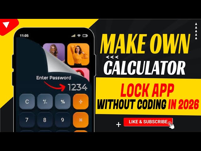 How to Create a Secret App & Website like Calculator Lock | MH TECH TEAM