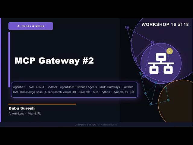 Building AWS AgentCore End-2-End App - 16 of 18