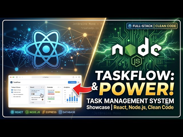 TaskFlow | Modern Task Management Platform | React.js & Node.js