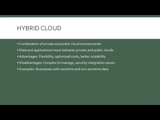 Unit 2   Types of Cloud Computing