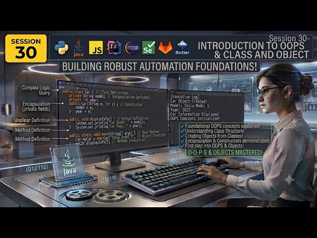 Session 30 Introduction  to Oops & class and objects