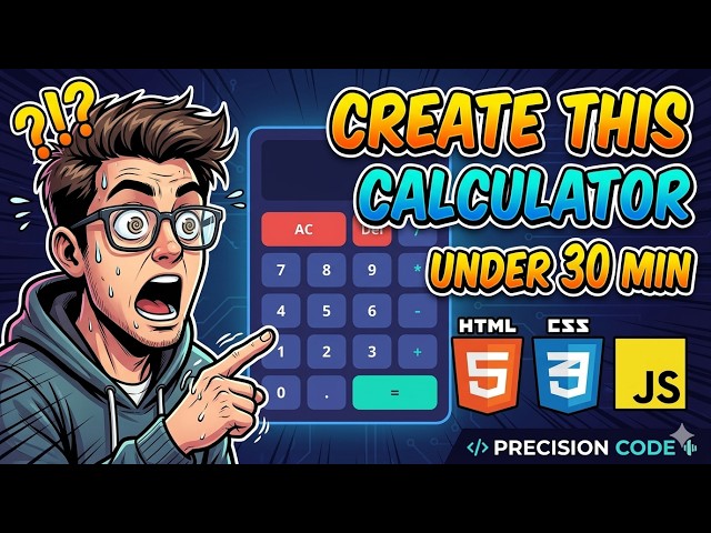 Code a Stunning Web Calculator in 30 Minutes | Front-End Project 💻