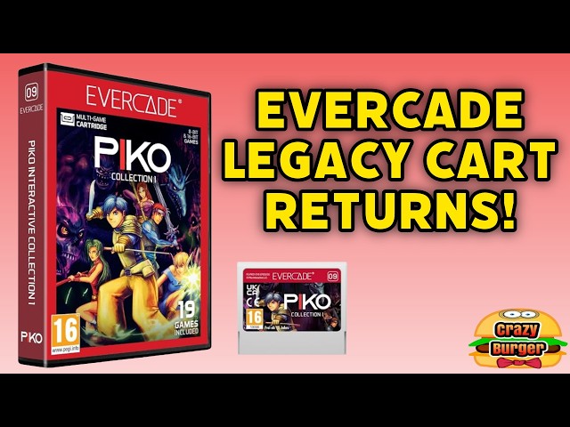 Evercade Legacy Cart Returns - Piko Interactive Collection 1!
