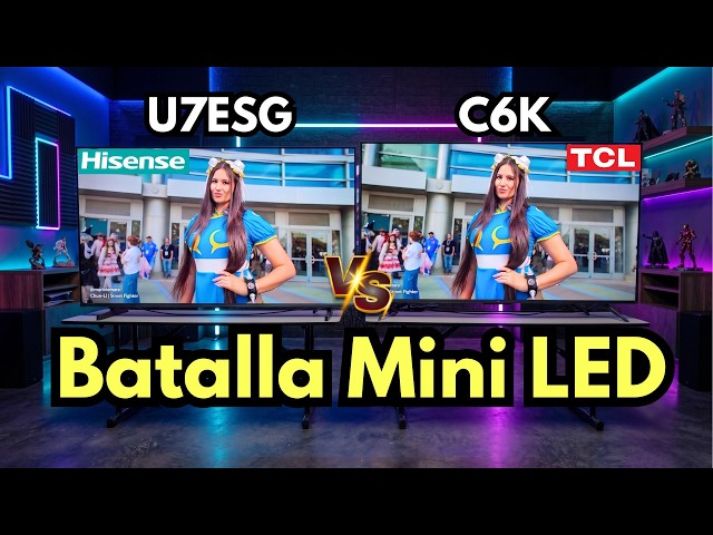 🖥️Hisense U7ESG vs TCL C6K (QM6K): Batalla de Televisores Mini-LED Reales🔥