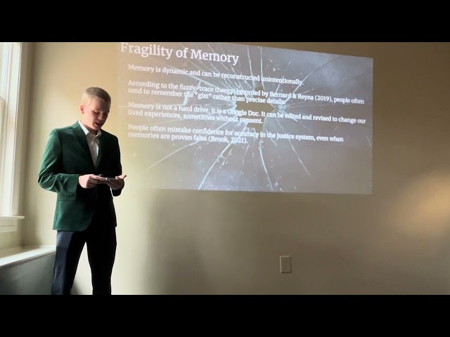 IMP Presentation #2 | Titus Welbron | Memory Manipulation Within the Justice System