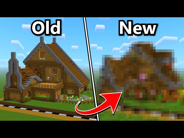 I Tried Fixing My 5 Oldest Minecraft Builds
