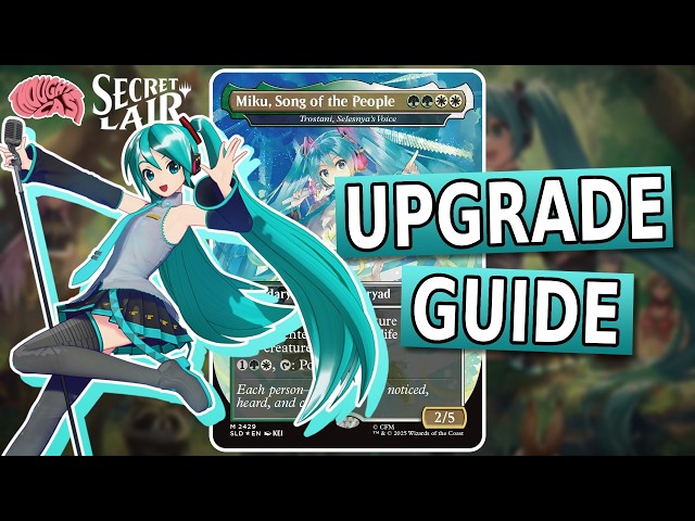 Hatsune Miku Secret Lair Commander Review & Upgrade | The MTG Thoughtcast Ep. 120