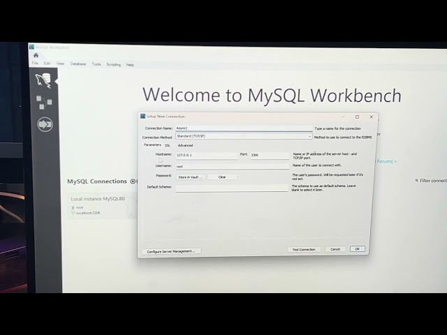 Crear una base de datos en azure y conectarla con MySQL Workbench