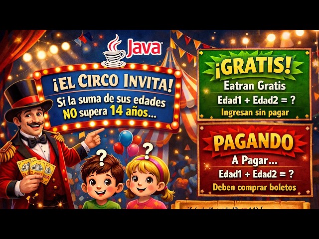 A circus is promoting its shows by giving free tickets to two brothers if the sum of... in Java