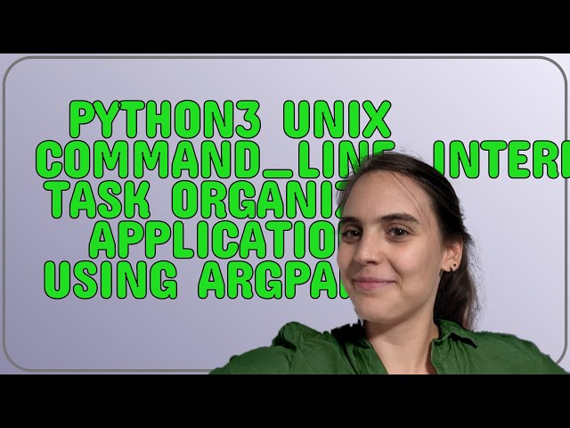 Codereview: Python3 Unix command_line_interface task organizer application using argparse