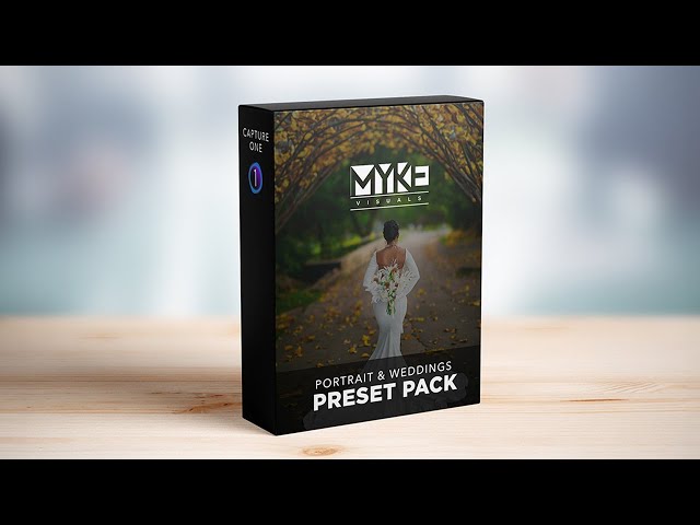 GAME CHANGER COLOUR GRADING PRESETS FOR PORTRAITS & WEDDINGS BY MYKE VISUALS (Capture One)