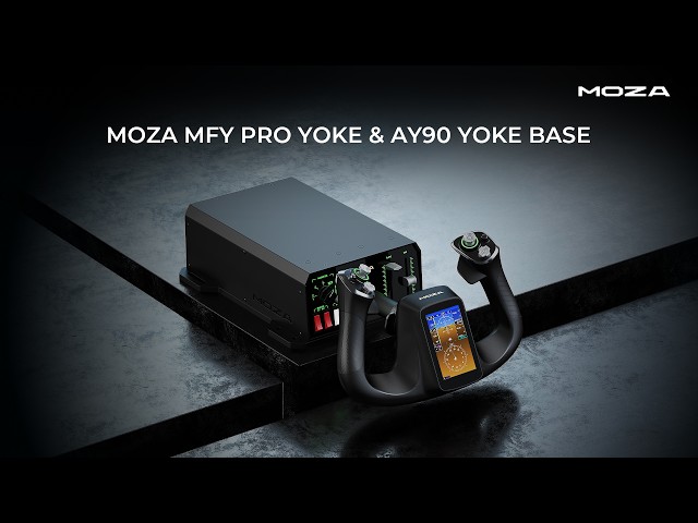 Introducing the MOZA AY90 Force Feedback Yoke Base and MFY Pro Yoke Handle