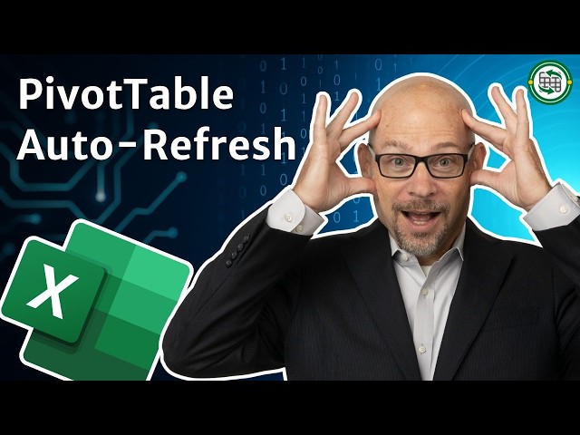 BREAKING: New Excel Update: PivotTables Auto Refresh Automatically!