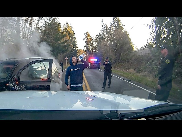 Craziest Drunk Driver Police Chases - Caught on Dashcam