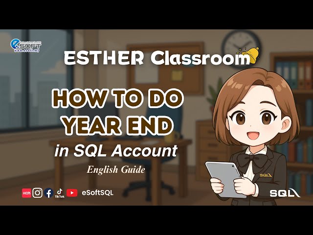 HOW TO SET YEAR END IN SQL ACCOUNT